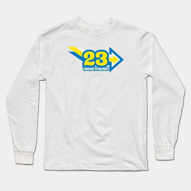 1975 - Torino Stocker (Blue on White) Long Sleeve T-Shirt by jepegdesign